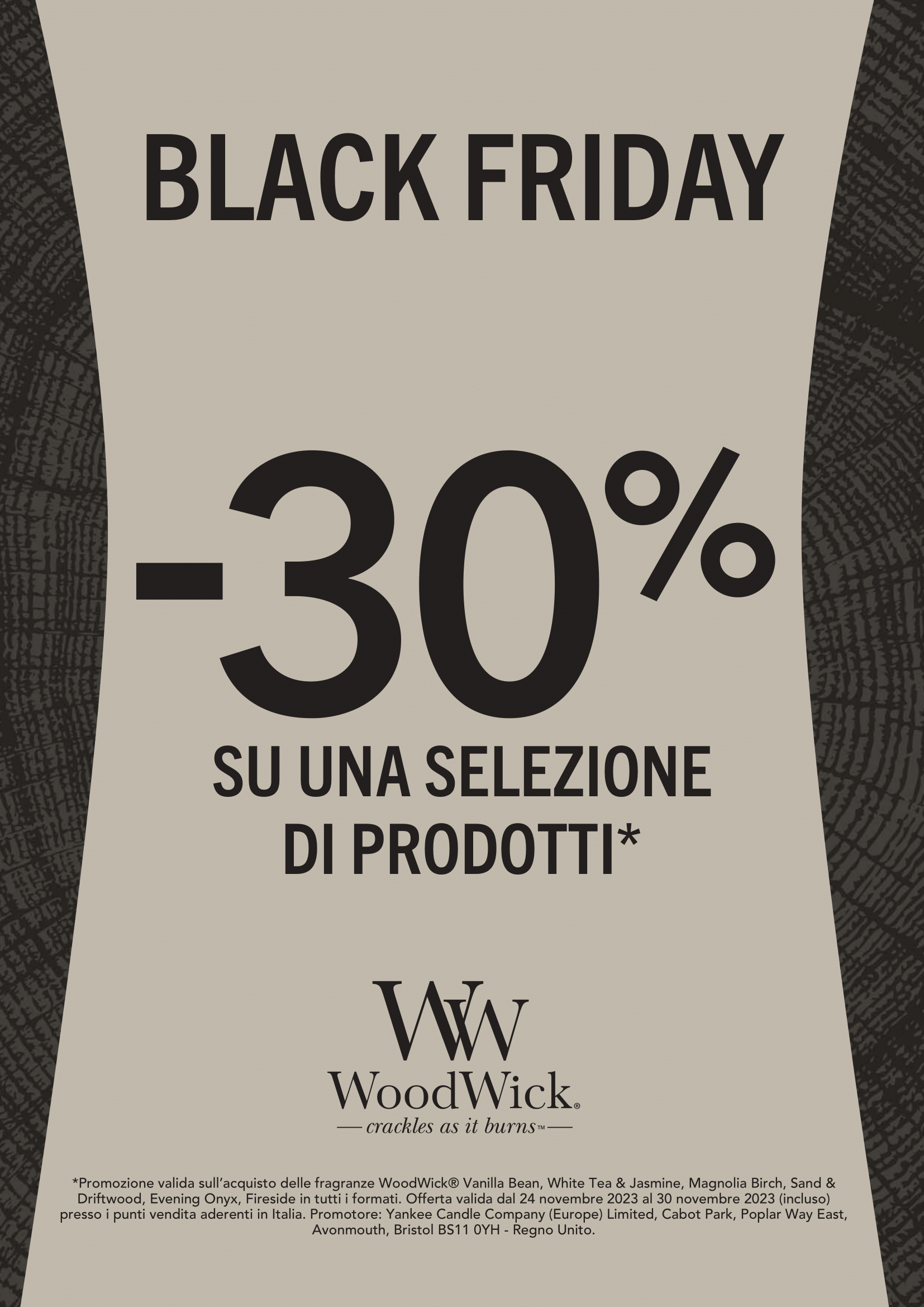 Black Friday Wood Wick
